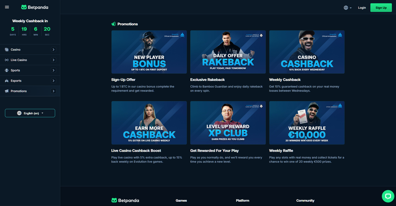 Betpanda Casino - Casino Crypto Exclusif 2026 Casino